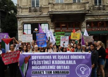 Kadınlar Filistin için buluştu: Savaşlardan en çok biz zarar görüyoruz!