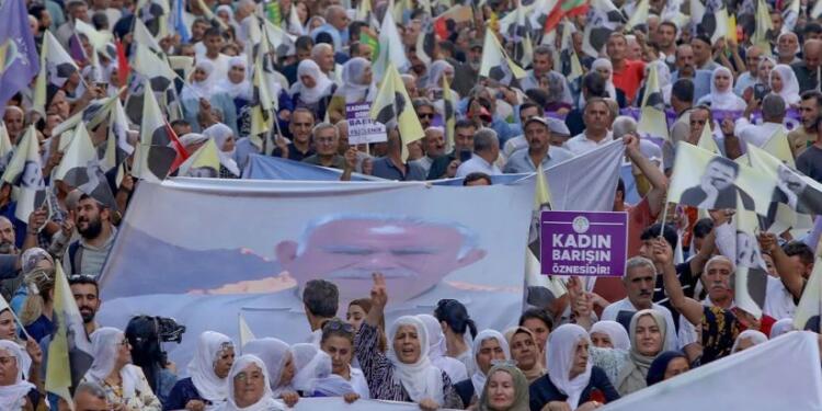 Umut hakkı için alandaydılar: Barışın muhatabı Öcalan’a özgürlük