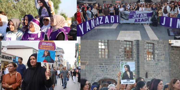Kadınlar alanlarda: Jîna Emînî ‘Jin, jiyan, azadî’ sloganıyla anıldı