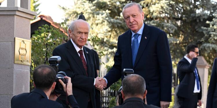 Erdoğan’dan Bahçeli’ye ziyaret