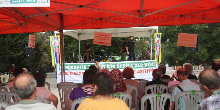 Ankara’da barış şenliği: Sorunları demokrasi temelinde çözeceğiz