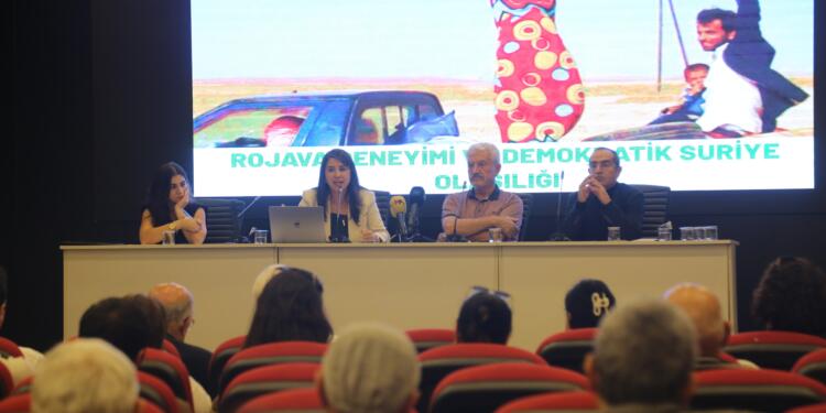 Ankara’da Rojava paneli: Dünyaya örnek oluyor