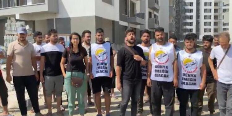 Üç gündür direnişte olan inşaat işçileri haklarını aldı