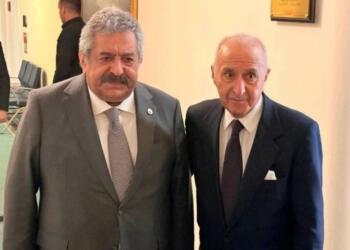 Hikmet Çetin ile Feti Yıldız Meclis’te görüştü