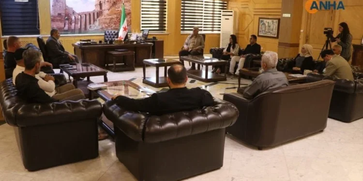 Kuzey ve Doğu Suriye temsilcileri geçici hükümetle bir araya geldi