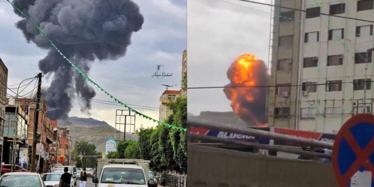 İsrail ordusu Yemen’in başkenti Sana’yı vurdu