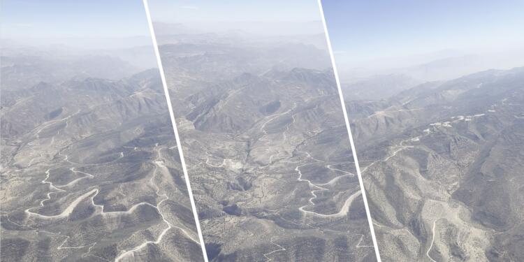 Gabar’daki yıkım havadan görüntülendi