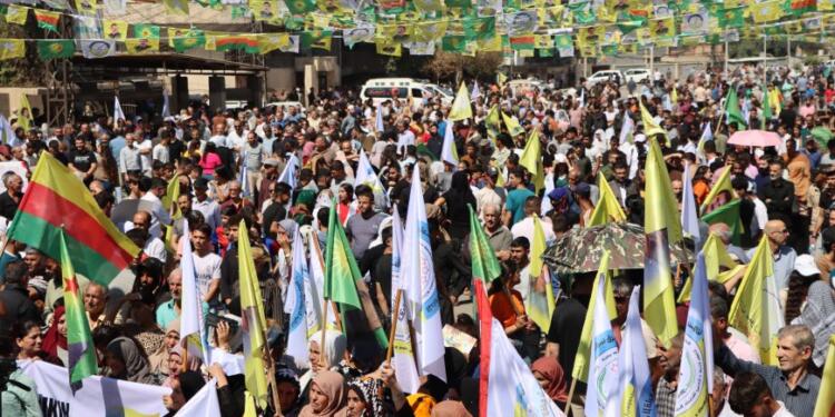 Qamişo, Hesekê ve Dêrik’te ‘Abdullah Öcalan’a özgürlük’ mitingleri