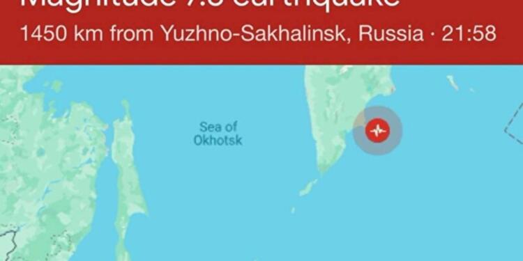 Rusya’da 7.8’lik deprem: Kamçatka bölgesinde tsunami uyarısı
