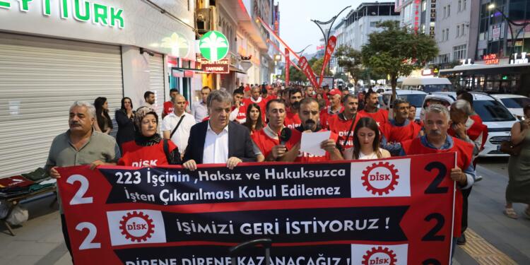 Wan’da 223 işçinin direnişi sürüyor: Bizim sesimiz, bu kentin sesidir