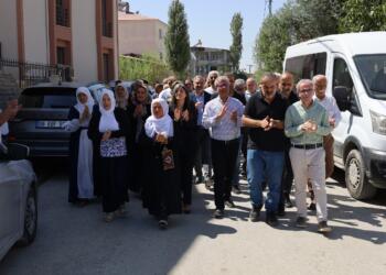 Wan’da Fesih Polat’ın taziyesine kitlesel ziyaret