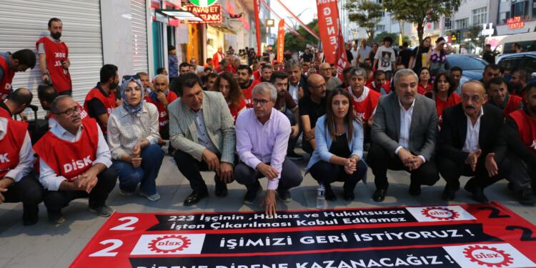 Kayyımın işten çıkardığı 223 işçi 41 gündür direnişte