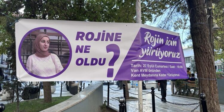 Wan’da Rojin Kabaiş pankartı: Rojin’e ne oldu?