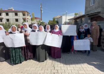 Wan’da yurttaştan doğalgaz protestosu