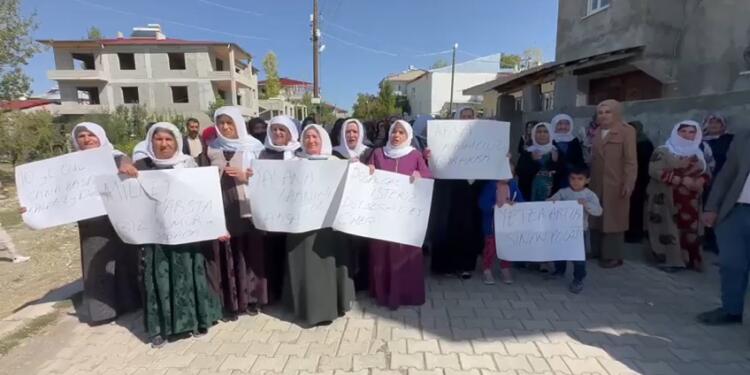 Wan’da yurttaştan doğalgaz protestosu