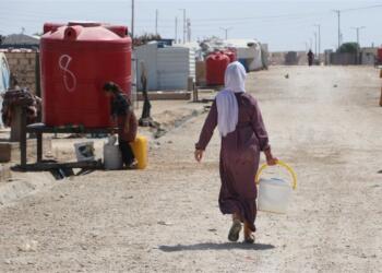 Waşukanî Kampı’nda içme suyu büyük bir sorun