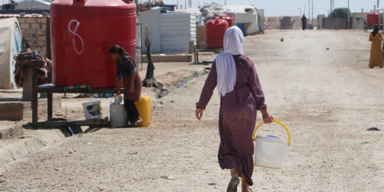 Waşukanî Kampı’nda içme suyu büyük bir sorun