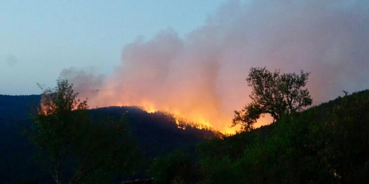 Karabük’te dün başlayan yangın Kastamonu’ya sıçradı