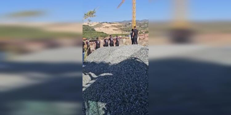 TOKİ için kamulaştırılan arazilere kepçe girdi: 2 gözaltı