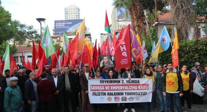 İzmir ve Dêrsim’de Filistin’le dayanışma eylemleri
