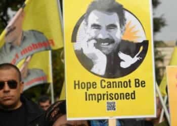 BM Ofisi önünde ‘Öcalan’a özgürlük’ eylemi