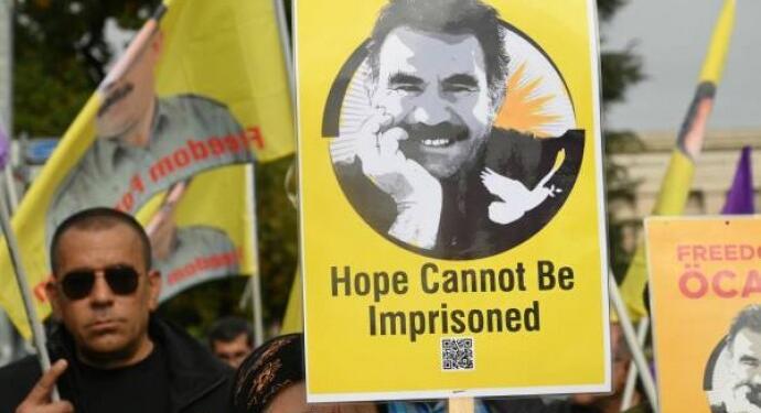 BM Ofisi önünde ‘Öcalan’a özgürlük’ eylemi