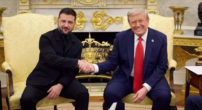 Trump ve Zelenskiy görüştü