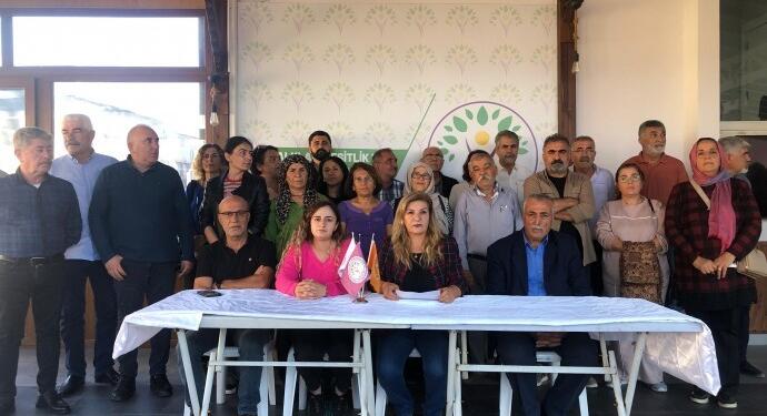 Toroslar’da DEM Parti’ye saldırı: Arkasındaki kişiler ortaya çıkarılsın