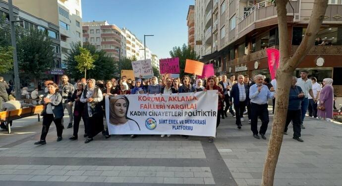 Sêrt’te Rojin Kabaiş için yürüyüş: Adaletin sessizliği kadınların canına mal oluyor
