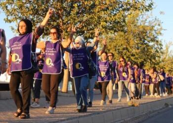 Kadın tutsaklardan yürüyüşe mesaj: Umutla yola çıktık, mutlaka kazanacağız