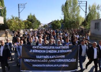 Vartinîs Katliamı anıldı: Umarız adalet yerini bulur