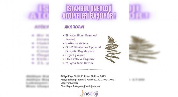 Jineoloji atölyesi kayıtları başladı