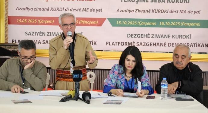 ‘Kürt dili’ çalıştayı başladı: Kürtçe kırmızı çizgimizdir