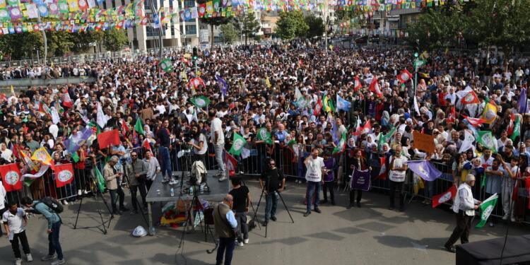Êlih’te ‘Özgürlük’ mitingi: Öcalan’ın özgürlüğü milyonların talebidir