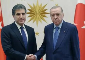 Neçirvan Barzani Erdoğan’la bir araya geldi