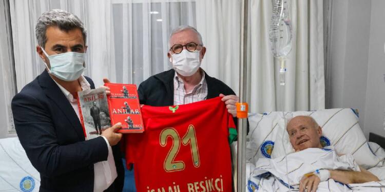 Amedspor yönetimi İsmail Beşikçi’yi ziyaret etti