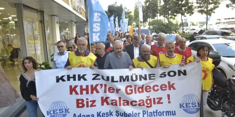 KHK’liler 9. yılda yeniden seslendi: Emeğe ve barışa saldırıya boyun eğmeyeceğiz