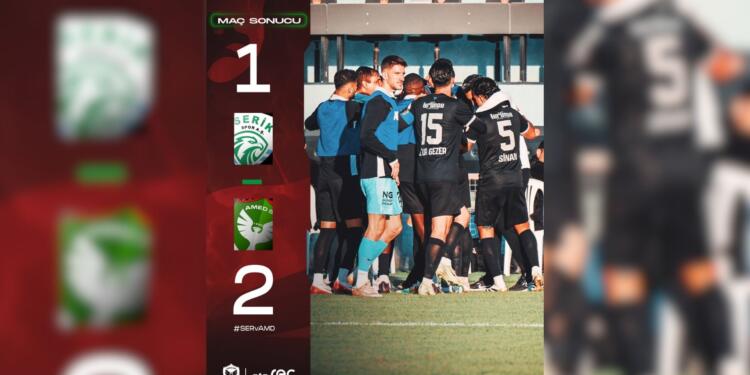 Amedspor deplasmanda 2-1 kazandı