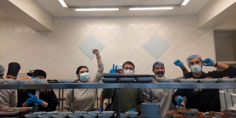 Hacettepe’de yemekhane protestosu