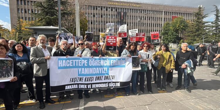 Hacettepe Üniversitesi’ndeki ırkçı saldırı protesto edildi: Gençliğin yanındayız