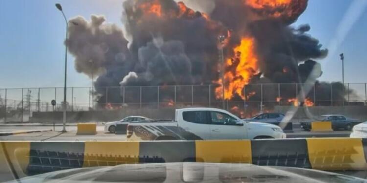 Basra’da petrol deposunda yangın: 1 ölü, 25 yaralı
