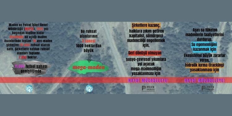 İki kentte 34 bin futbol sahası büyüklüğündeki alana maden ruhsatı verildi