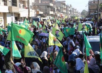 Cizîrê’de binlerce kişi Abdullah Öcalan’ın özgürlüğü için yürüdü