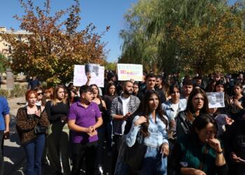 Yüzüncü Yıl ve Munzur üniversitesinde Rojin Kabaiş için yürüyüş