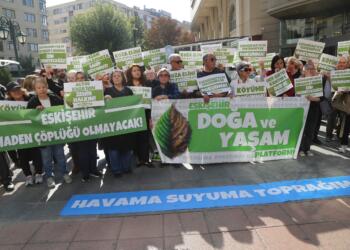 Madencilik projelerine karşı eylem: Eskişehir maden çöplüğü olmayacak