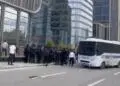 Halkbank şantiyesi önünde eylem: İşçiler gözaltına alındı