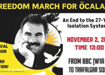 Londra’da ‘Önder Apo’ya Özgürlük’ yürüyüşü hazırlıkları sürüyor