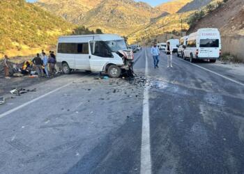 Şirnex’ta kaza: 2’si ağır 11 yaralı