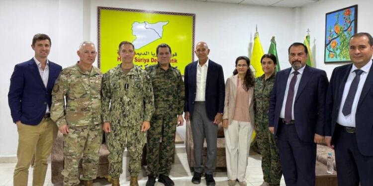 Tom Barrack ve CENTCOM Komutanı Cooper, Mazlum Ebdi ile görüştü