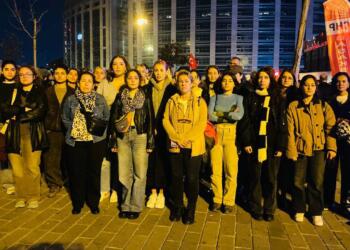 Polis ablukasındaki Çağlayan’da bir kadın katledildi: Adliye önünde protesto